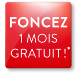 Foncez, 1 mois gratuit !